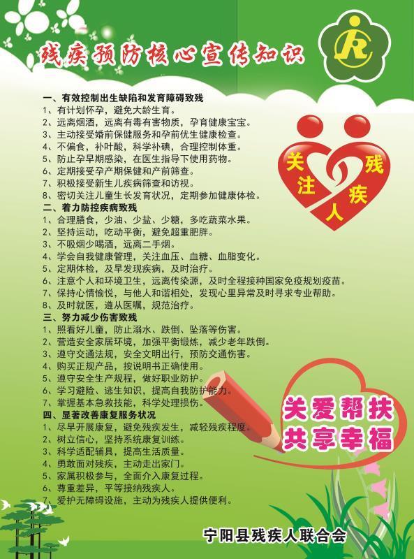 我院举办“残疾预防日”宣传活动